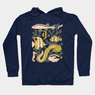 Coral Fishes Hoodie